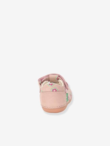 Sandales cuir bébé fille Sushy Originel Softers KICKERS® ROSE CLAIR FLOWER 4 - vertbaudet enfant 