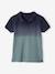 Polo garçon effet dip & dye dark bleu indigo 3 - vertbaudet enfant 