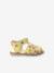 Sandales cuir bébé Nonosti Iconique Nonorally JAUNE FLOWER 2 - vertbaudet enfant 