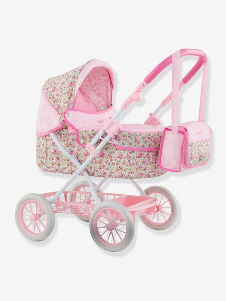 Poussette Canne Corolle Pour Poupon 36-42 Cm – Rose, Légère, Pliable – Capote Rétractable – Dès 3 Ans – Fabrication Française