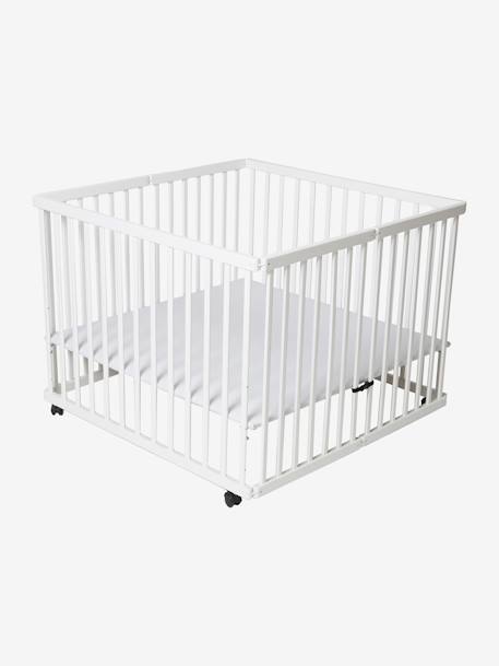 Parc pliant en bois blanc 3 - vertbaudet enfant 