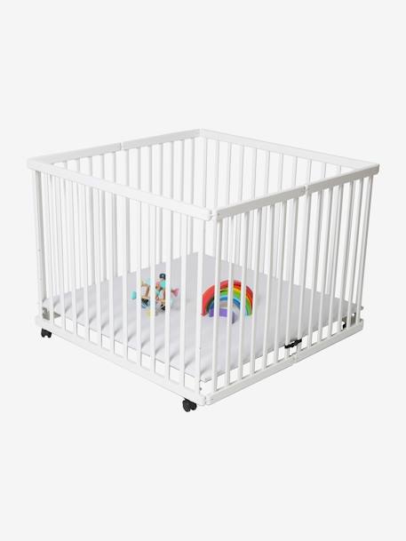Parc pliant en bois blanc 5 - vertbaudet enfant 