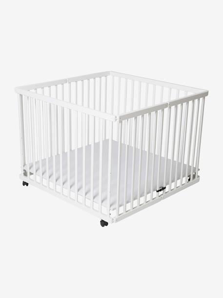 Parc pliant en bois blanc 4 - vertbaudet enfant 