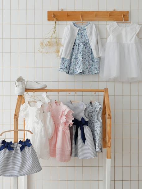 Ensemble cérémonie bébé robe, bloomer et bandeau ivoire 10 - vertbaudet enfant 