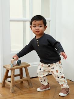 Ensemble bébé T-shirt et pantalon en molleton  - vertbaudet enfant