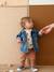 Sweat bébé en molleton motifs géométriques beige clair imprimé 6 - vertbaudet enfant 