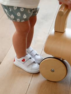 Les chaussures fermées-Chaussures-Chaussures bébé 17-26-Baskets scratchées bébé en toile