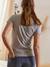 T-shirt à message grossesse et allaitement en coton bio Gris chiné 4 - vertbaudet enfant 