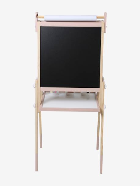 Tableau pliable et réglable en hauteur 3 en 1 en bois FSC® multicolore+Rose 13 - vertbaudet enfant 