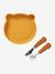 Coffret repas en silicone Ours caramel+hellgrün 3 - vertbaudet enfant 