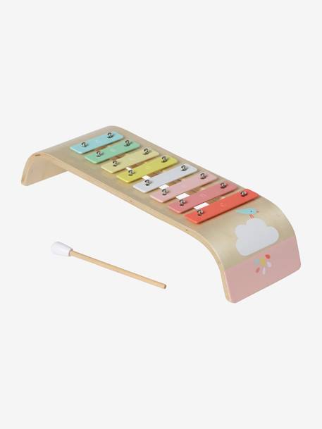 Xylophone en bois FSC® beige+Multicolore 3 - vertbaudet enfant 