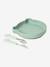 Coffret repas en silicone Ours caramel+hellgrün 8 - vertbaudet enfant 