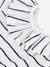 Blouse rayée bébé manches courtes en jersey blanc rayé marine 2 - vertbaudet enfant 