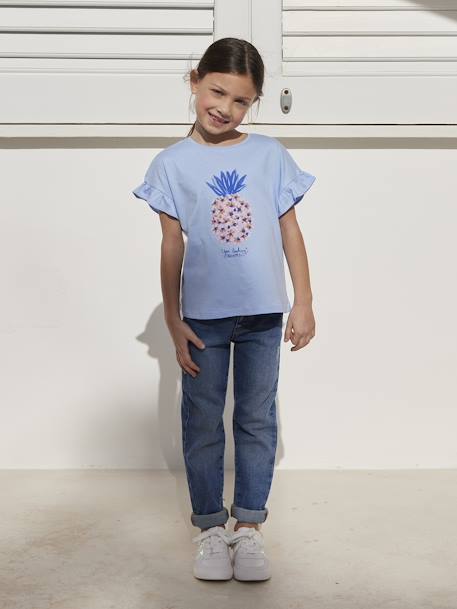 TOM TAILOR Jean Tregging Fille - Coupe Confort Sportive Et Tendance, Tissu Stretch Doux