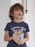 T-shirt motif crayonné garçon manches courtes blanc+BLEU 4 - vertbaudet enfant 