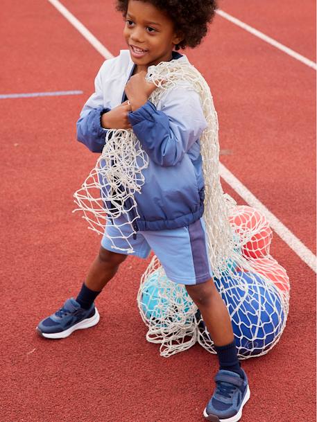 Bermuda sport garçon bleu clair+encre+GRIS MOYEN CHINE 1 - vertbaudet enfant 