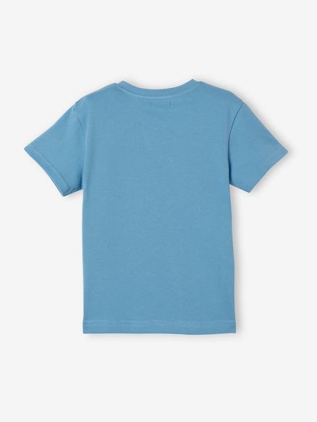 Tee-shirt motif sahara garçon manches courtes bleu clair 2 - vertbaudet enfant 