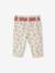 Pantalon paperbag bébé avec ceinture beige clair imprimé 4 - vertbaudet enfant 