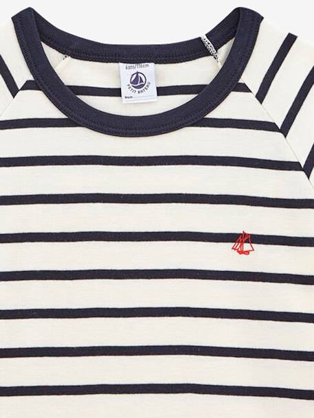 Pyjacourt à rayures petit garçon coton - rayé marine 2 - vertbaudet enfant 