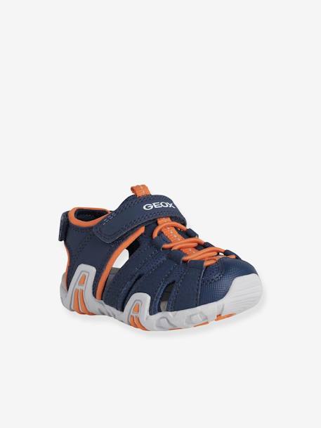 Sandales bébé garçon Kraze A NAVY/ORANGE 1 - vertbaudet enfant 