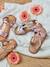 Sandales cuir fille collection maternelle rose clair métalisé 6 - vertbaudet enfant 