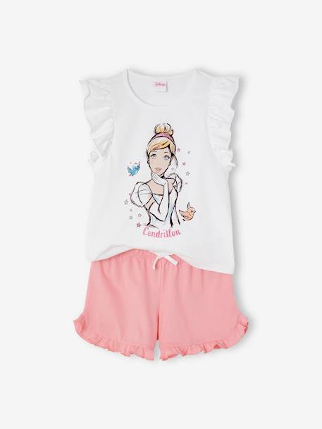 Pyjashort fille Disney® Cendrillon blanc 1 - vertbaudet enfant 