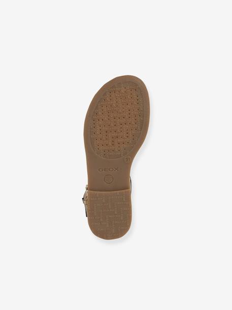 Sandales J SANDALE KARLY FILL BLACK PLATINIUM+CARAMEL 6 - vertbaudet enfant 