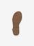 Sandales J SANDALE KARLY FILL BLACK PLATINIUM+CARAMEL 6 - vertbaudet enfant 