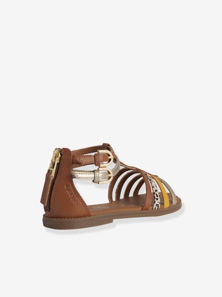 Sandales J SANDALE KARLY FILL BLACK PLATINIUM+CARAMEL 11 - vertbaudet enfant 