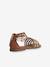 Sandales J SANDALE KARLY FILL BLACK PLATINIUM+CARAMEL 11 - vertbaudet enfant 