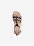 Sandales J SANDALE KARLY FILL BLACK PLATINIUM+CARAMEL 5 - vertbaudet enfant 