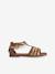 Sandales J SANDALE KARLY FILL BLACK PLATINIUM+CARAMEL 9 - vertbaudet enfant 