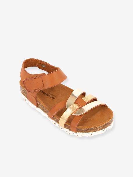 Sandales fille Zana LES TROPEZIENNES® PAR M. BELARBI nude/multi+tan/multi 6 - vertbaudet enfant 