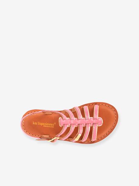 Sandales cuir fille Monzar PAR M. BELARBI rose 2 - vertbaudet enfant 