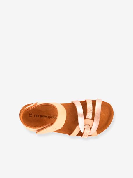 Sandales fille Zana LES TROPEZIENNES® PAR M. BELARBI nude/multi+tan/multi 2 - vertbaudet enfant 