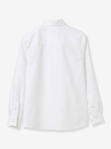 Chemise oxford garçon Blanc 2 - vertbaudet enfant 