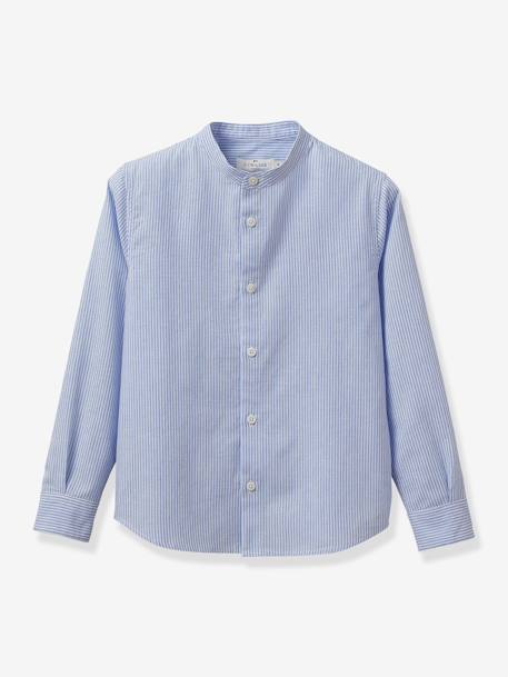 Chemise - Collection Fêtes et Mariages Rayé bleu/blanc 2 - vertbaudet enfant 