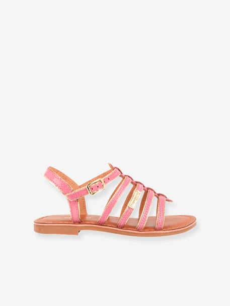 Sandales cuir fille Monzar PAR M. BELARBI rose 1 - vertbaudet enfant 