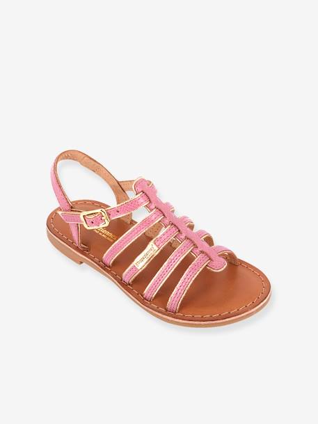 Sandales cuir fille Monzar PAR M. BELARBI rose 3 - vertbaudet enfant 