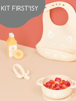 Puériculture-Repas-Vaisselle, coffret repas-Kit repas silicone BABYMOOV First’Isy