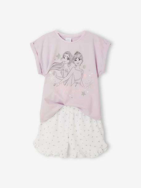 Pyjashort fille Disney® La Reine des Neiges Blanc 1 - vertbaudet enfant 