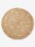 Tapis rond en jute à pois dorés BEIGE CLAIR UNI AVEC DECOR 2 - vertbaudet enfant 