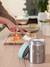 Contenant isotherme inox EAT'S ISY bleu gris 1 - vertbaudet enfant 