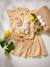 Baskets scratchées fille collection maternelle fleurs jaunes+rose fleuri 6 - vertbaudet enfant 