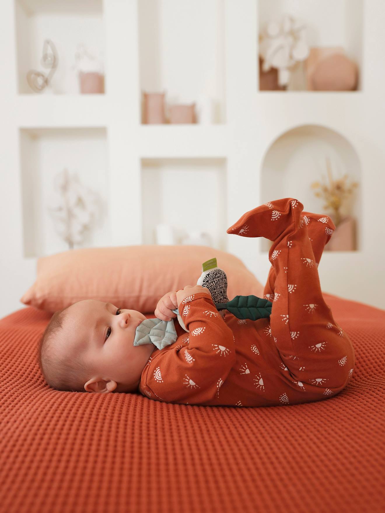 Barboteuse Chicco En Coton Doux – Ouverture Dos à Boutons, Motif Lion Mignon – Pour Bébé Garçon Ou Fille, Printemps/automne - 3