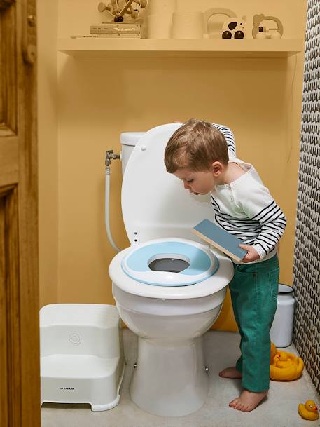Réducteur de toilettes VERTBAUDET blanc/bleu 2 - vertbaudet enfant 