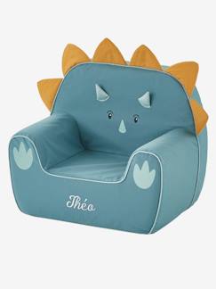 cadeaux-anniversaire-Chambre et rangement-Chambre-Chaise, tabouret, fauteuil-Fauteuil-Fauteuil en mousse dino Triceratops