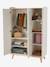 Armoire 3 portes CONFETTI BLANC/BOIS 6 - vertbaudet enfant 