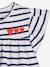 Robe bébé en jersey BASICS bleu royal rayé+rose+vanille 3 - vertbaudet enfant 