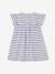 Robe bébé en jersey BASICS bleu royal rayé+rose+vanille 2 - vertbaudet enfant 